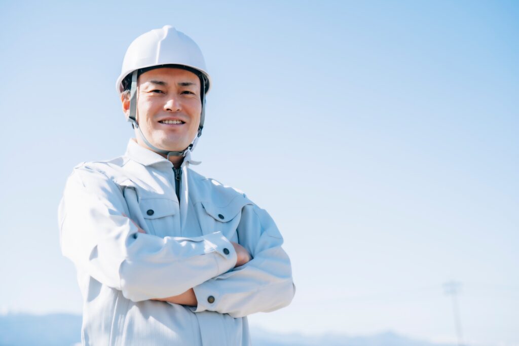 経験豊かなベテラン作業員の画像
