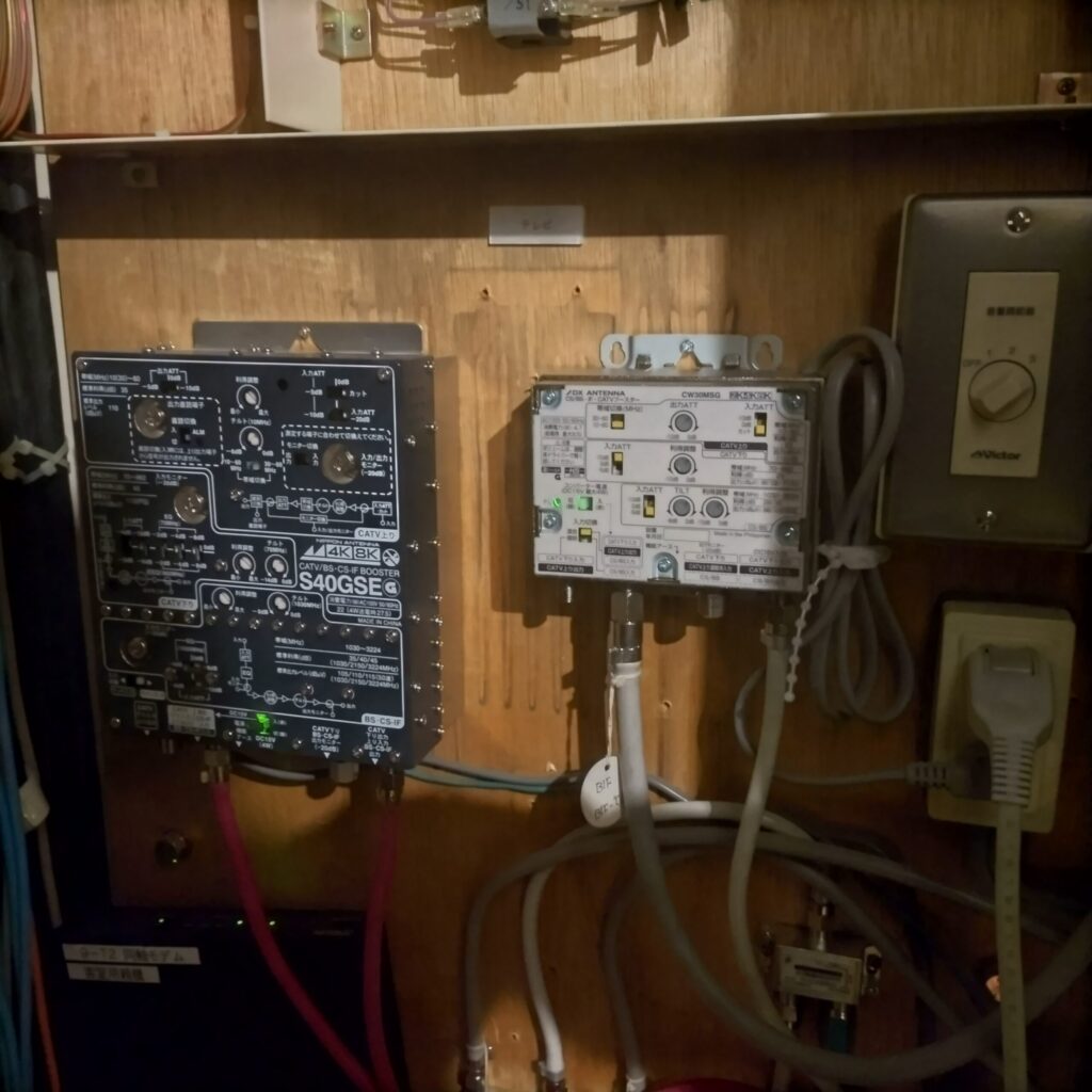 大阪市北区のホテルでブースター交換の施工実績